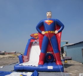 T8-235 Süpermen Süper Kahraman Şişme Slayt