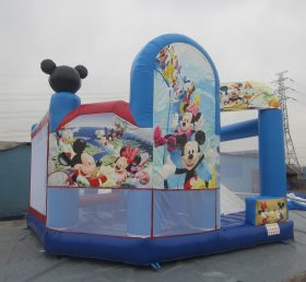 T2-528 Disney Mickey & Minnie Şişme Slayt Kalesi