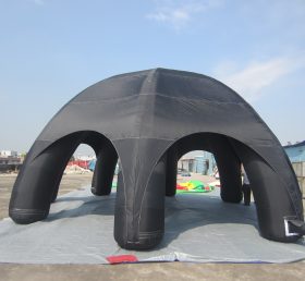 Tent1-23 Siyah reklam kubbe şişme çadır