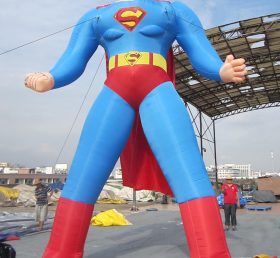 Cartoon1-399 Süpermen Süper Kahraman Şişme Karikatür