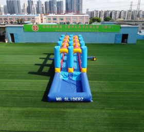 T8-546 Açık hava 12 metre slayt çocuk su şişme oyun etkinliği