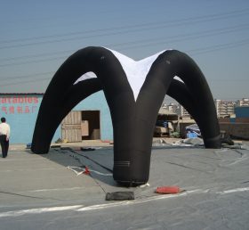 Tent1-215 Siyah reklam kubbe şişme çadır