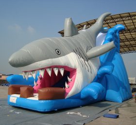 T8-1032 Köpekbalığı Dev Çocuk Şişme Slayt