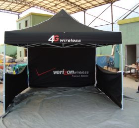 F1-22 Ticari katlanır siyah çadır