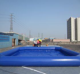 Pool1-557 Büyük koyu mavi şişme havuz