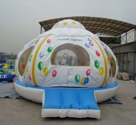T2-2431 Renkli balon şişme trambolin