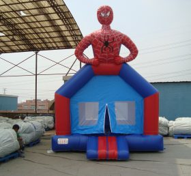 T2-2739 Örümcek Adam Süper Kahraman Şişme Trambolin