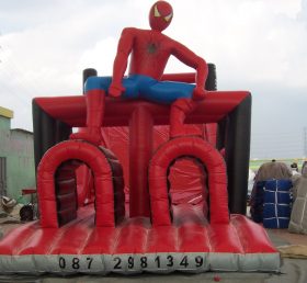 T7-172 Örümcek Adam Süper Kahraman Şişme Engelli Kursu