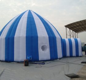 Tent1-30 Mavi ve beyaz şişme çadır