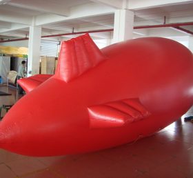 B3-44 Şişme kırmızı zeplin balonu