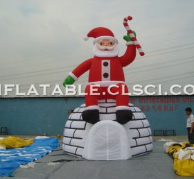 C1-163 Noel Şişme Oyuncak Noel Baba