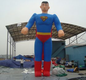 Cartoon1-692 Süpermen Süper Kahraman Şişme Karikatür