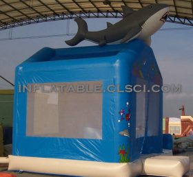 T2-2444 Köpekbalığı şişme trambolin