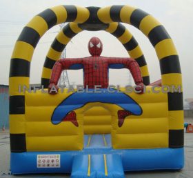 T2-2564 Örümcek Adam Süper Kahraman Şişme Trambolin