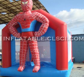 T2-2742 Örümcek Adam Süper Kahraman Şişme Trambolin