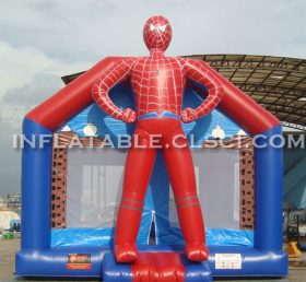 T2-2813 Örümcek Adam Süper Kahraman Şişme Trambolin