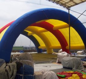 Tent1-45 Dev renkli şişme çadır