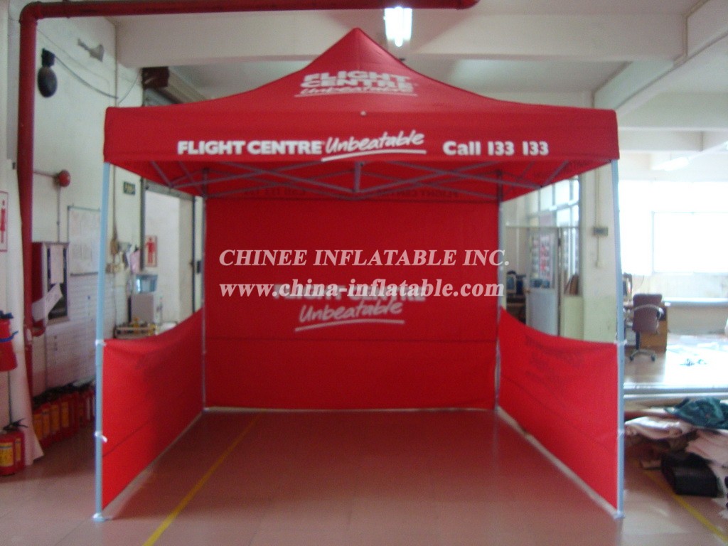 F1-17 Commercial Folding Red Canopy Tent