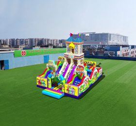 T6-462 Karikatür dev şişme çocuk eğlence parkı slayt