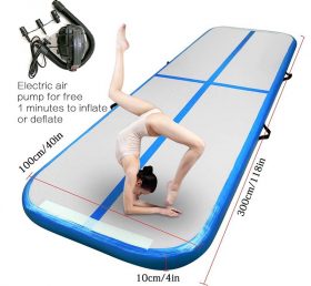 AT1-025 Şişme jimnastik yatak spor salonu rulo hava yastığı zemin rulo hava yastığı yetişkin veya çocuk