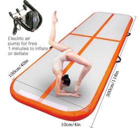 AT1-038 Büyük indirim 100 * 300 * 10Cm hava yastığı şişirilebilir hava yastığı rulo hava yastığı jimnastik yastığı eğitim tahtası ekipman zemin