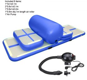 AT1-051 Juegos şişme şişme jimnastik hava yastığı rulo yastık hava yastığı zemin Yugo hava yastığı komple elektrikli hava pompası
