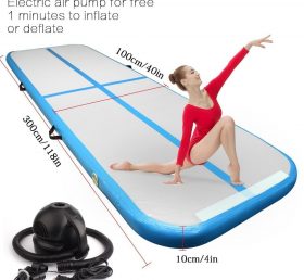 AT1-053 Şişme jimnastik hava yastığı rulo yastık hava yastığı zemin yastığı elektrikli pompalı ev/eğitim/amigo/plaj/su