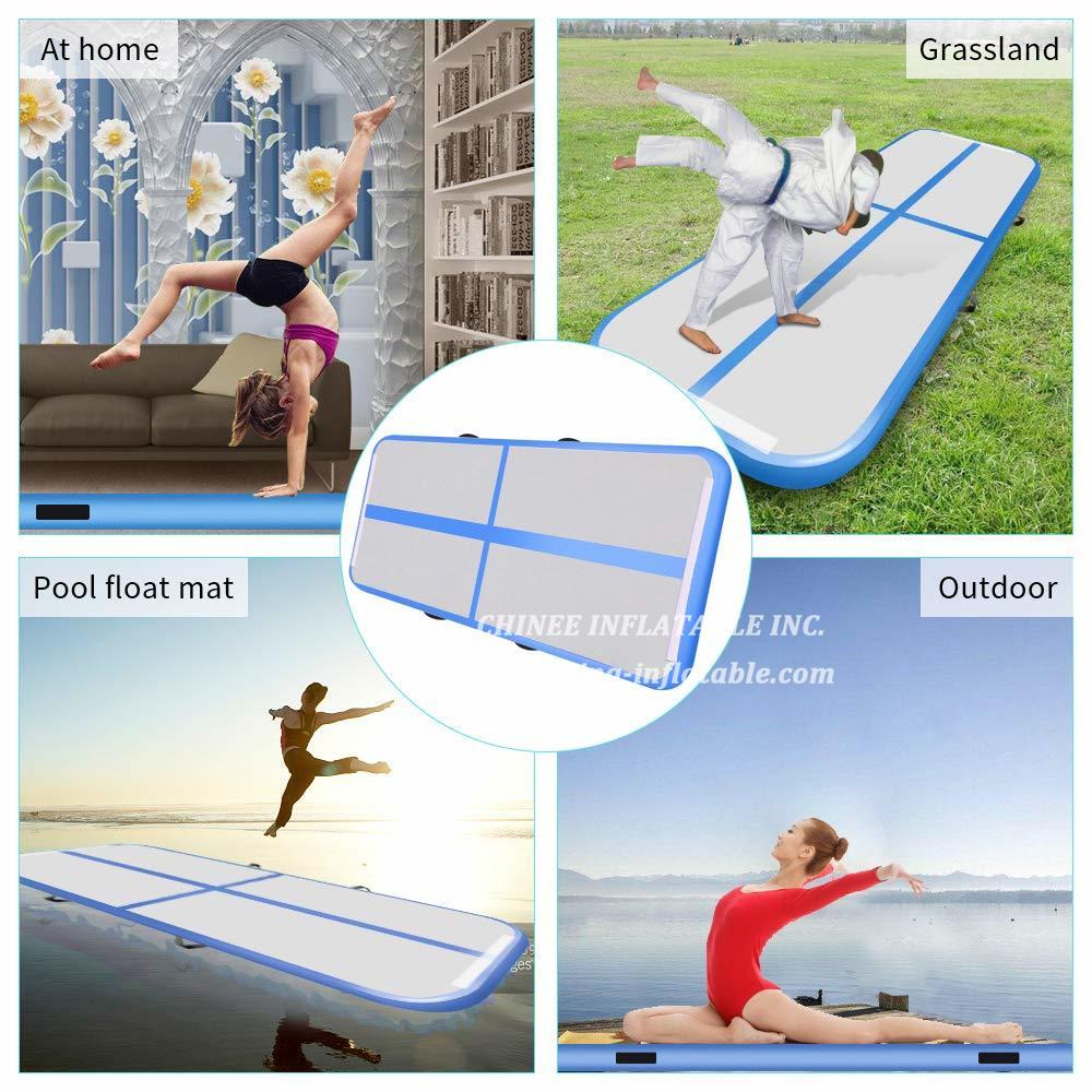 AT1-082 2019 New Airtrackinflatable Air Tumble Track Olympics Gym Mat Yoga Inflatable Air Gym Air Track Home Use On Sale