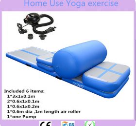 AT1-011 6 parçalı set (4 yastık + 1 silindir + 1 pompa) şişme ev fitness ekipmanları hava yastığı eğitim seti/ev hava yastığı