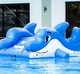 WG1-007 Dolphin Şişme Su Sporları Parkı Havuz Oyunu