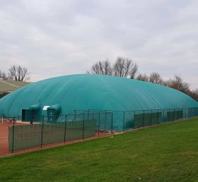 Tent3-010 Sutton Sports Village'da 4 tenis kortunda 68.8M X 35.5M çift deri kubbe