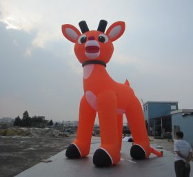 C1-180 Noel şişme oyuncak turuncu geyik