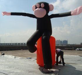 D2-110 Reklam için şişme maymun hava dansçısı
