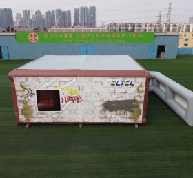 Tent1-804 Duvar şişme ev ile çıkarılabilir şişme yapı askeri eğitim çadır