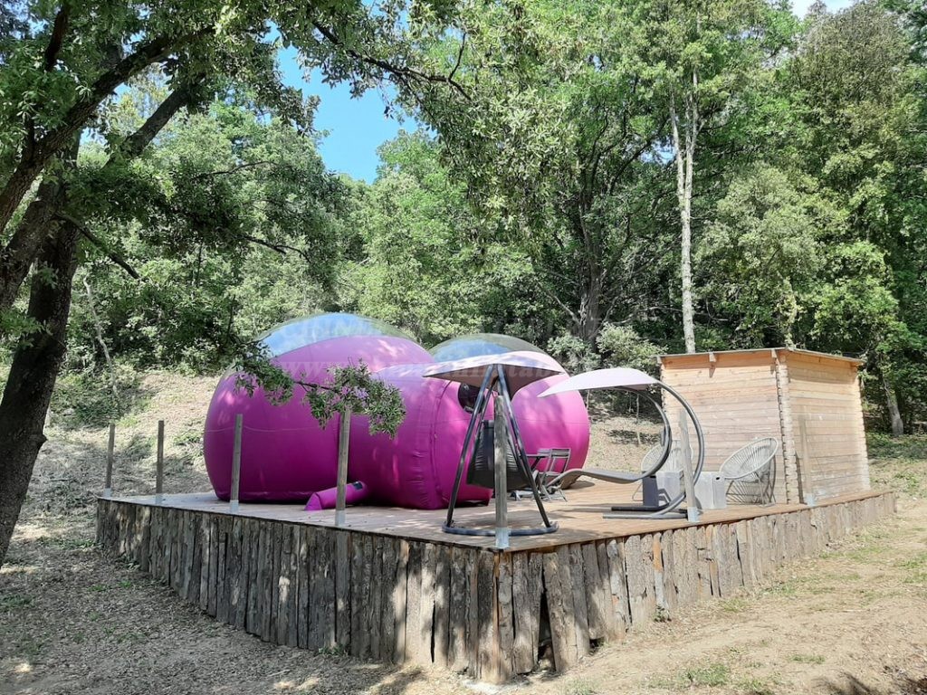 Tent1-5024 Purple Bubble Tent