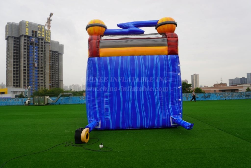 T8-4122 Space Planet Inflatable Water Slide