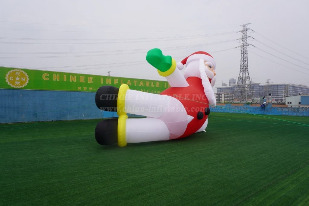 C1-288 Inflatable Santa Claus Lying Sideways