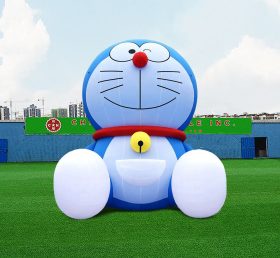 S4-621 Dev çizgi film reklam şişme film karakter mavi Doraemon